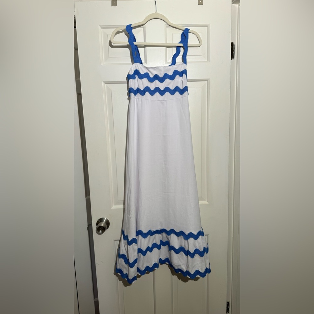 Rickrack Trim Cami Dress